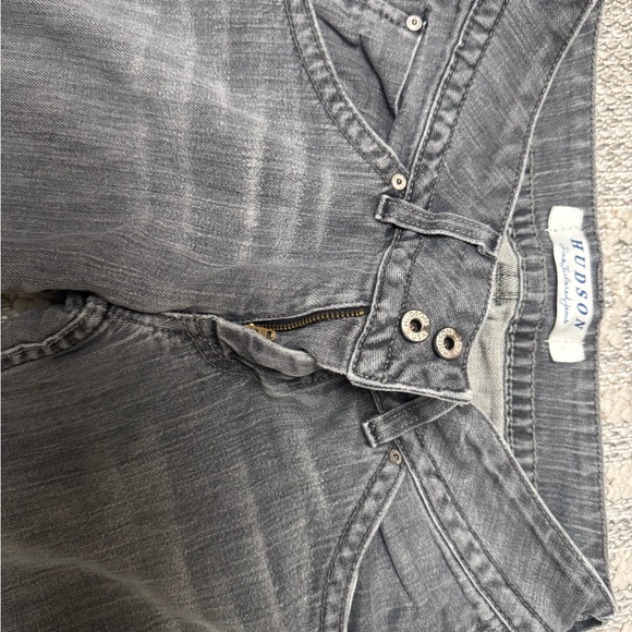 Vintage Hudson Jeans Women's Charcoal Boot Cut super low rise - Picture 4 of 10